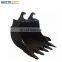 PC450-7 Excavator Heavy Duty 208-934-7111 Hard Rock Bucket