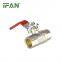 IFAN Factory Price Long Handle Female Threaded Brass Ball Valve Water Valve for Plumbing System