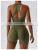 Wholesale Custom Logo Women Seamless Tummy Control One Piece Sports Jumpsuit Workout Gym Yoga Wear Butt Lift Dance Body Suit Set