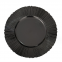 Black Plastic Round Charger Plates Dinnerware Dishes Plates For Wedding Decoration