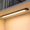 Kitchen Lighting Rechargeable Modern 5V Magnetic Wireless Motion Sensor Under Wardrobe Closet LED Light Cabinet