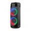 Hot sell ZQS6212 dual 6.5 inch speaker 20W power  wireless bluetooth speaker with colorful lights