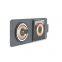 2 in 1 Fabric Stand OVP Protected Folding Design Magnetic Wireless Charger 1A Output Car Charger for AirPods