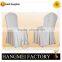 Quality Lower Price polyester universal chair cover white