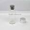 15ml clear glass pharmaceutical bottle with silicon rubber top and alu cap