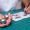 supply Chinese baoding balls with chiming in silver color diameter 25-30-35-40-45-50-55mm