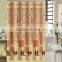 100% polyester Characters printed shower curtain for hotel, family, waterproof bath curtain