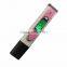 Backlit screen hand held digital ATC chemical ph meter with data hold function