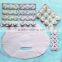 disposable compressed nonwoven face mask sheet using with toner