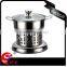 16cm stainless steel alcohol stove with pot alcohol furnace camping stove