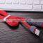 Colorful Micro USB 2in1 data charger cable for iphone , android data cable , ios data cable