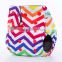 Reusable baby washable cloth diaper/pure cotton surface velour cloth baby diaper wholesale China