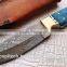 Hospitech Custom Handmade Damascus Hunting knives