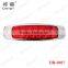 Super Bright Red 12v or 24v Stainless Steel Plate Truck Led Side Marker Lights