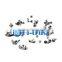 Top quality wholesale & retail full set screws for iphone 5c