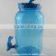 3800ml BPA Free plastic cold water dispenser food grade plastic beverage dispenser PET water jar