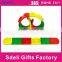 colorful printing custom kid's silicone slap wristband