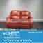 modern 100% top grain leather sofa set