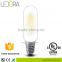 4W LED Dimmable Filament Glass Tube Lamp E26 12Volt T25 vintage led bulbs