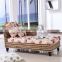 New Luxury Elegant Bedroom Living Rom Hotel Rattan Wicker and European French Italy Neoclassical Style Settee Chaise Lounge