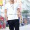 Fashionable Crazy Selling knitting short sleeve men's shirt