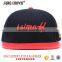 custom embroidery 6 panel flat brim baseball cap