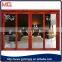 thermal break wooden color aluminum frame interior soundproof interior sliding door