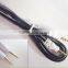 DC3.5 dual color transparent AUX cable /6 colors