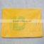 heat sealing grocery packing yellow shopping bag / printing die cut bag