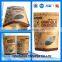 Factory price pine nut standing pouch plastic bags kraft paper bag with window Plastic food packaging bag