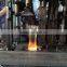 Middle size clear fancy shape glass vase for flower