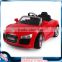QUNXING licensed electric kids ride on car with remote control and MP3 player, battery-operated rc car for children to drive