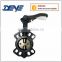 280PSI Wafer Ductile Iron Pneumatic Butterfly Valve Soft Seat