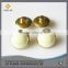 Brass white rhinestone button for garment