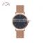 2016 Classic slim stainless steel case with mesh band quartz watch for man watch                        
                                                Quality Choice