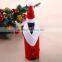 2015 Xmas decoration christmas bottle cloth red wine cloth bottle cover