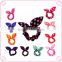 Hot sale hair accessories for women boutique hair bow hair rubber band