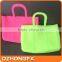 2015 Fashion Europe rubber silicone handbags