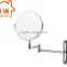 Double side wall mounted extandable hanging make up mirror