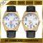decorated small hands perfect japan movement watch date function steel watch