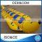 Durable 18ft/550cm banana tube max 7 passengers inflatable flying banana boat for sale
