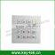 IP65 industrial slim metal usb numeric 4x4 keypad for mini device