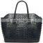 Trendy Crocodile Pattern Italian Brand Handbag