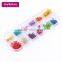 Polytree 12 colors rectangle box real Dry Flowers nail art tips decoration sticker