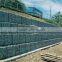 Stone Filled Steel Gabion Wall