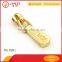 Customized metal zipper pullers zipper pull with engraved private logo for bags or leather goods                        
                                                Quality Choice