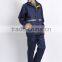Adult waterproof 190T polyester with PVC PU coating reflective black motorcycle rain suit