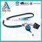 Cheap retractable rhinestone lanyard with id badge holder