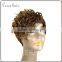 short cut style wigs top quality 100% human hair wigs easily handled