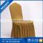 Guangzhou manufacturer spandex/ polyester skirt chair cover